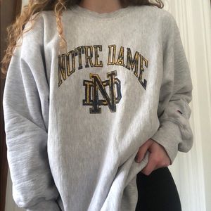 Vintage Champion Crewneck Notre Dame XXL